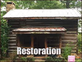 Historic Log Cabin Restoration  Haywood County, North Carolina